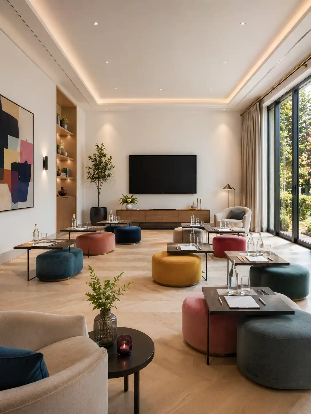Espace de journée d'étude au design premium et inspirant