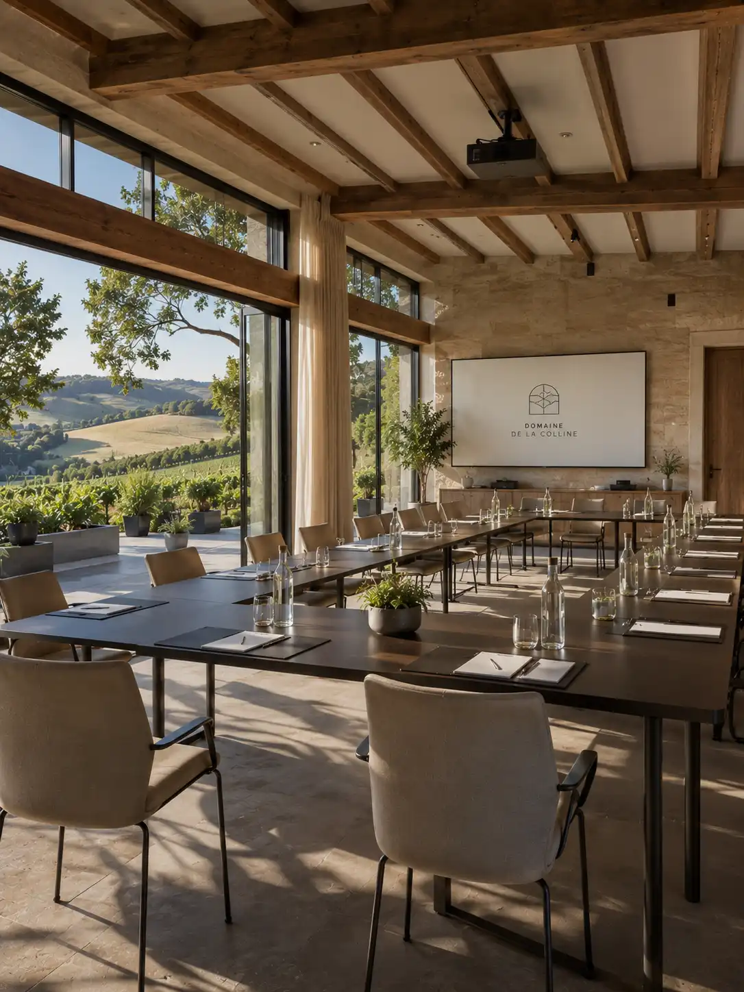 Salle de séminaire au cœur de la campagne française